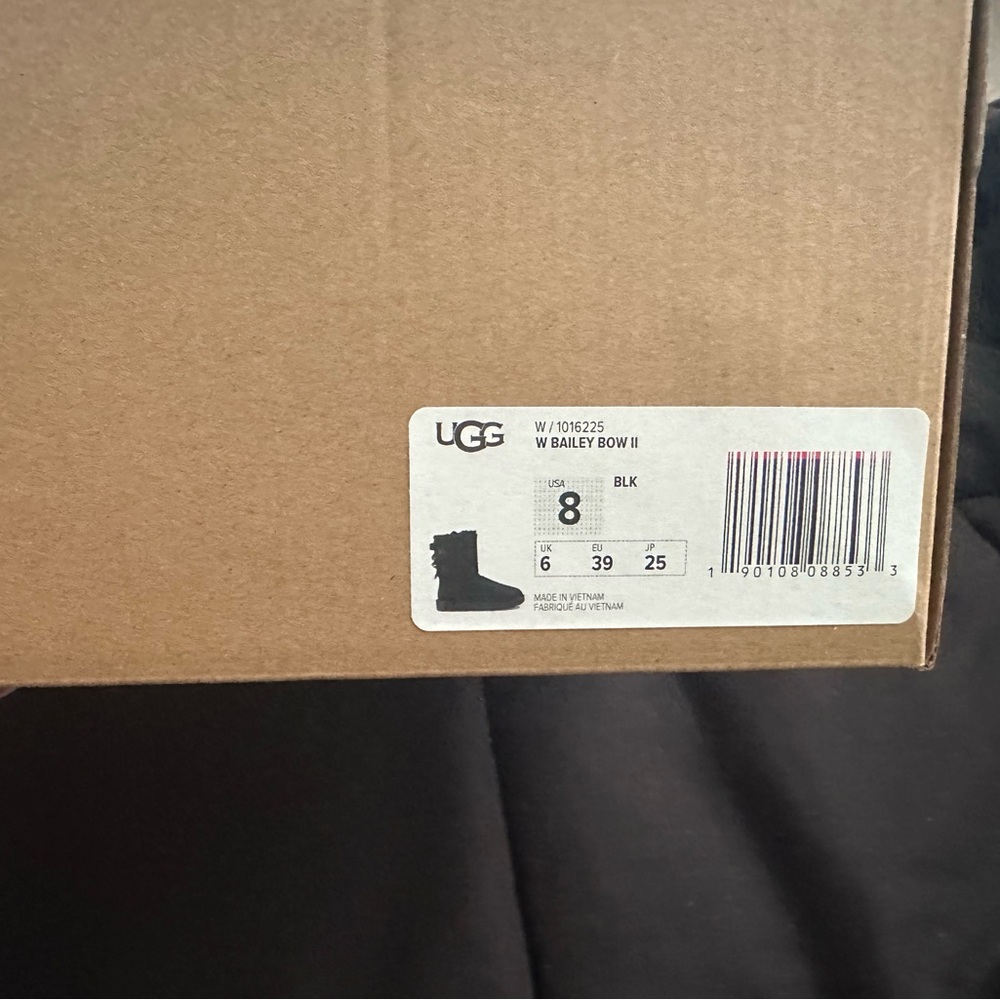 UGG Black Sheepskin Boots - Picture 5 of 5